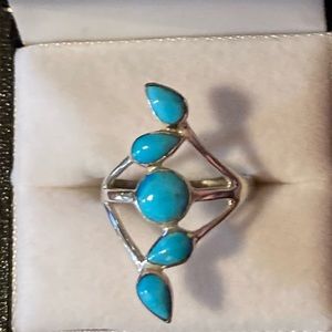 Sky Blue Turquoise Ring